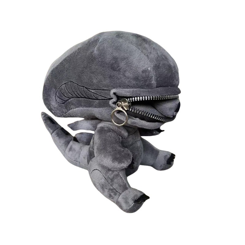 Model Kit Gundam - Alien Xenomorph Shaped Zipper Mouth Plush