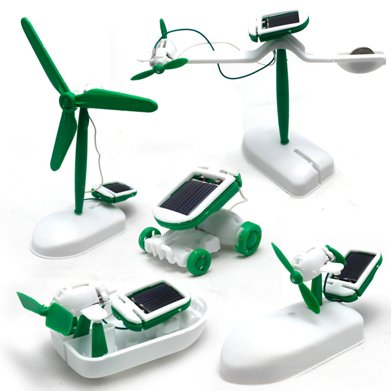 Model Kit U Boat - 6-In-1 Solar-Power Robot Kit Assembling Ship