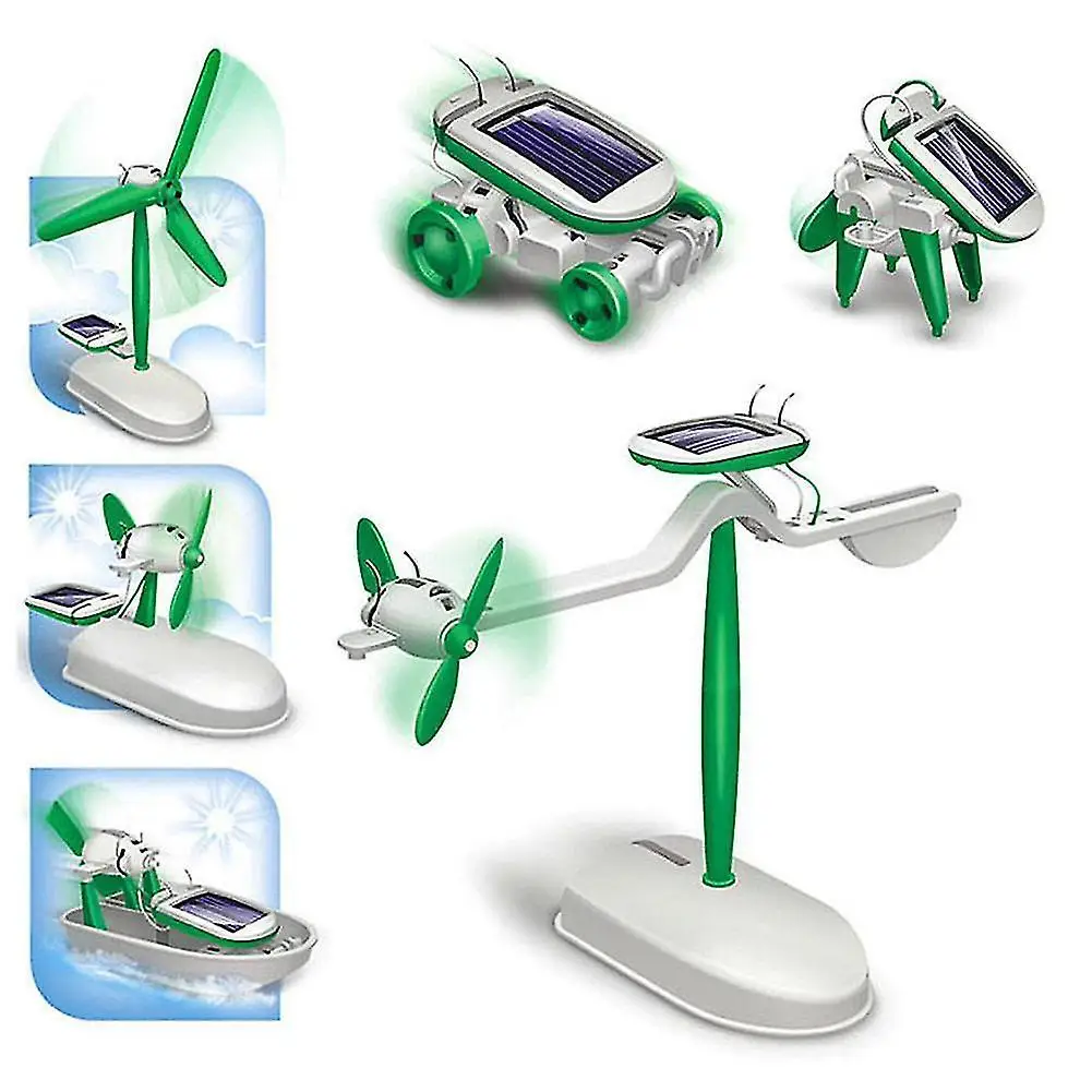 6-In-1 Solar-Power Robot Kit A - Model Kit U Boat review and price