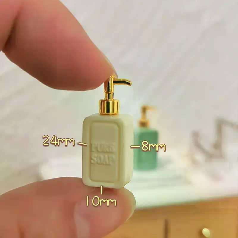 4Pcs Miniature Soap Dispenser  - Model Kit Fantasy review and price