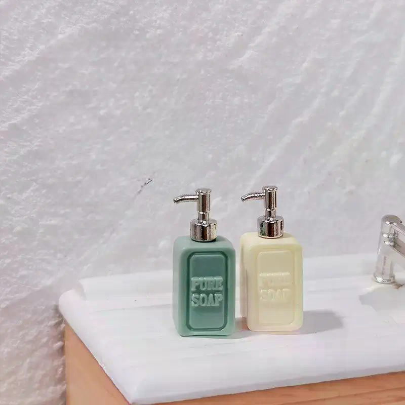 4Pcs Miniature Soap Dispenser  - Model Kit Fantasy review and price