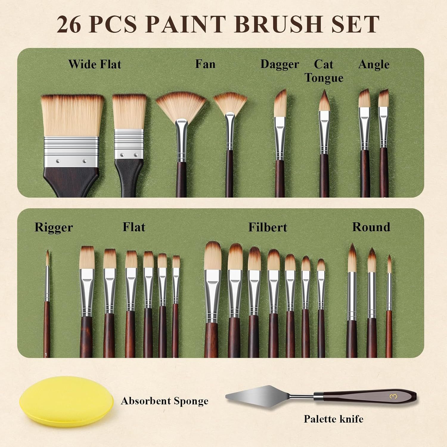 BOMEIJIA 26pcs Nylon Brush Set - Model Kit Acrylic Paint review and price