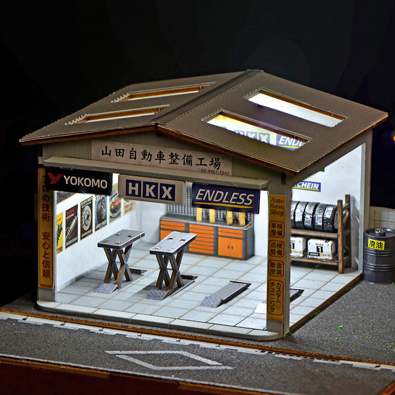 1:64 Scale DIY Auto Repair Sho - Model Kit Store review and price