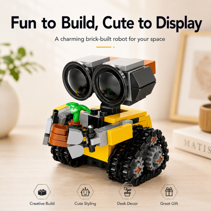 Mini Robot Building Blocks Set - Model Kit Lego review and price