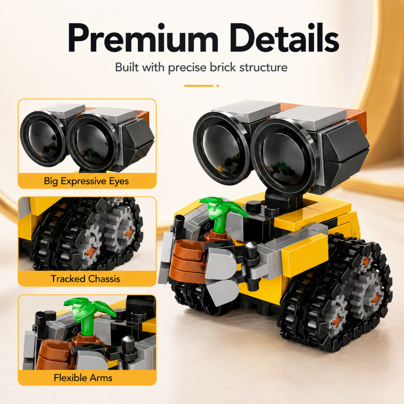 Mini Robot Building Blocks Set - Model Kit Lego review and price
