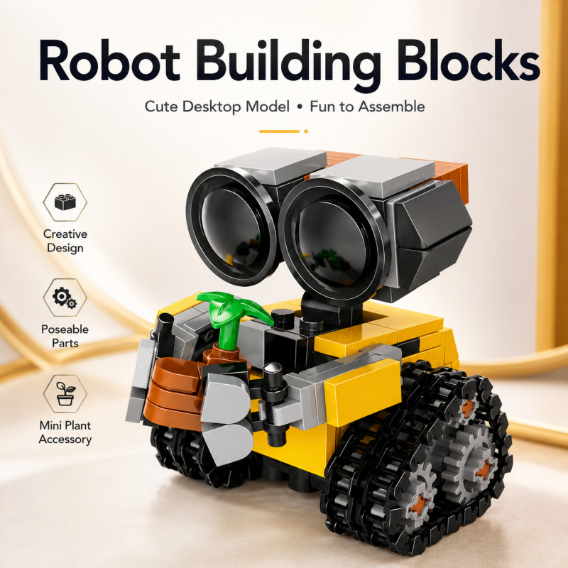 Mini Robot Building Blocks Set - Model Kit Lego review and price