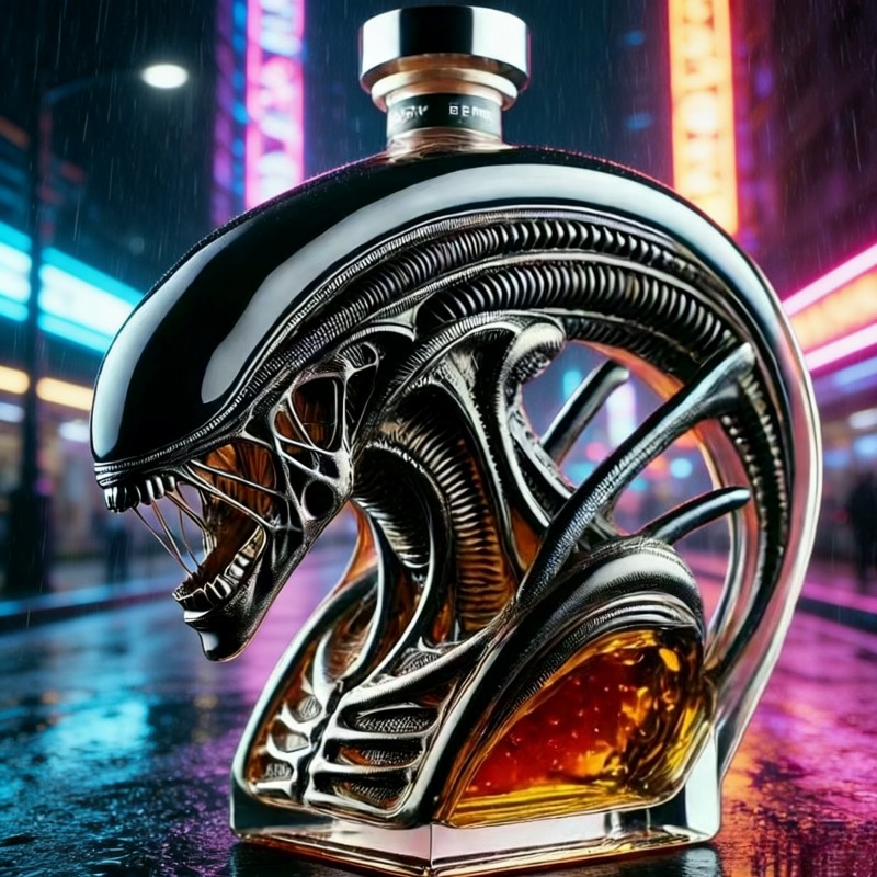 Alien Xenomorph Shaped Whiskey - Model Kit Gundam review and price