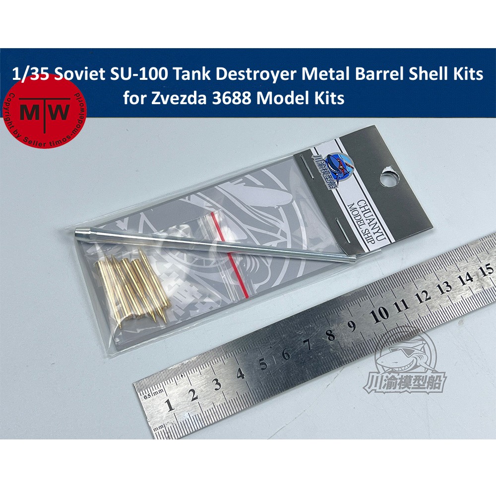 1/35 Scale Soviet SU-100 Tank  - Model Kit Zvezda review and price