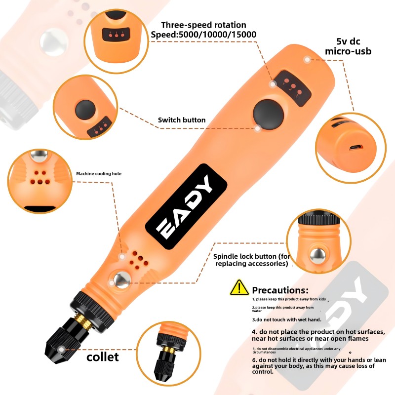USB Cordless Rotary Tool Kit – - Model Kit Store review and price