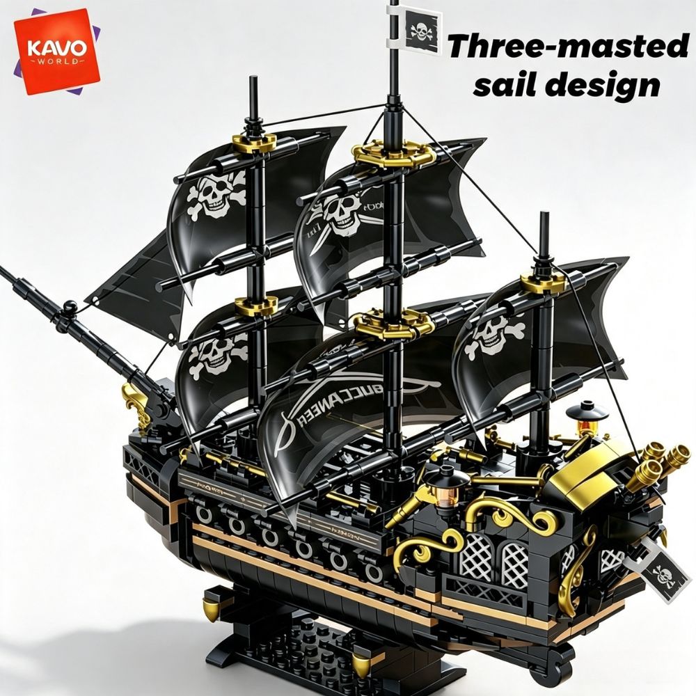 KAVOWORLD 801pcs 1799 Classic  - Model Kit U Boat review and price
