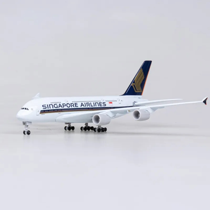20cm Metal Plane Toy A380 Sing - Model Kit Singapore review and price