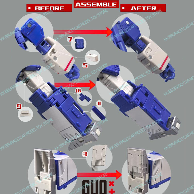 GUO Studio Transformation SS86 - Model Kit Studio review and price