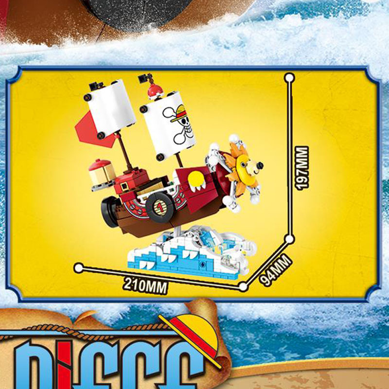 In Stock One Piece Pirate Ship - Model Kit Lego review and price